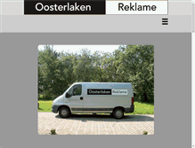 Tablet Screenshot of oosterlakenreklame.nl